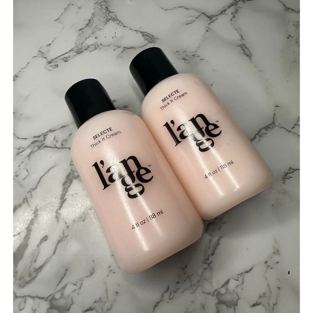 LANGE HAIR Selecte Thick It‎ Cream Lightweight Styling Cream 4oz  Lot Of 2